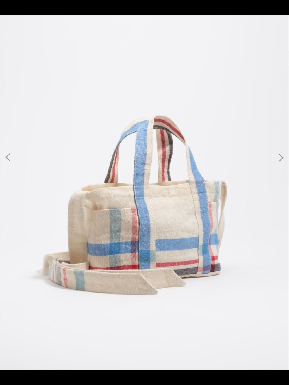 Bimba Y Lola linen mini bag Color-ECRU-NWT